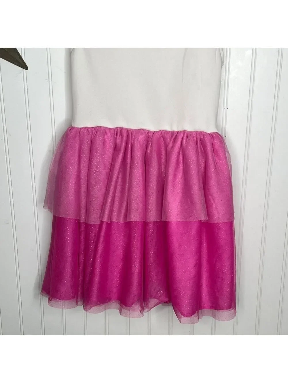 Sanrio White and Pink Hello Kitty Dress Size Girls 7-8